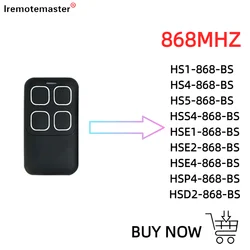 NEW  HSE2 HSE4 868 BS BLUE LIGHT REMOTE CONTROLLER BiSecure 868MHz GARAGE DOOR REMOTE REPLICATOR OPENING DEVICE