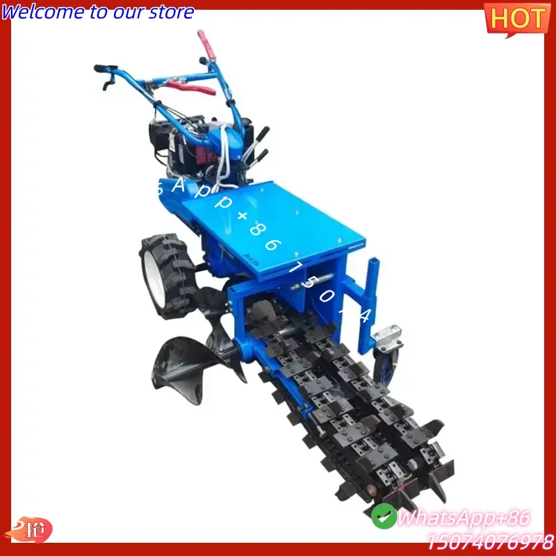2026 New Micro Tillage Machine / / Multi-Function Rotary Tiller / Small Cultivator / Ditch / Turn Loose Soil