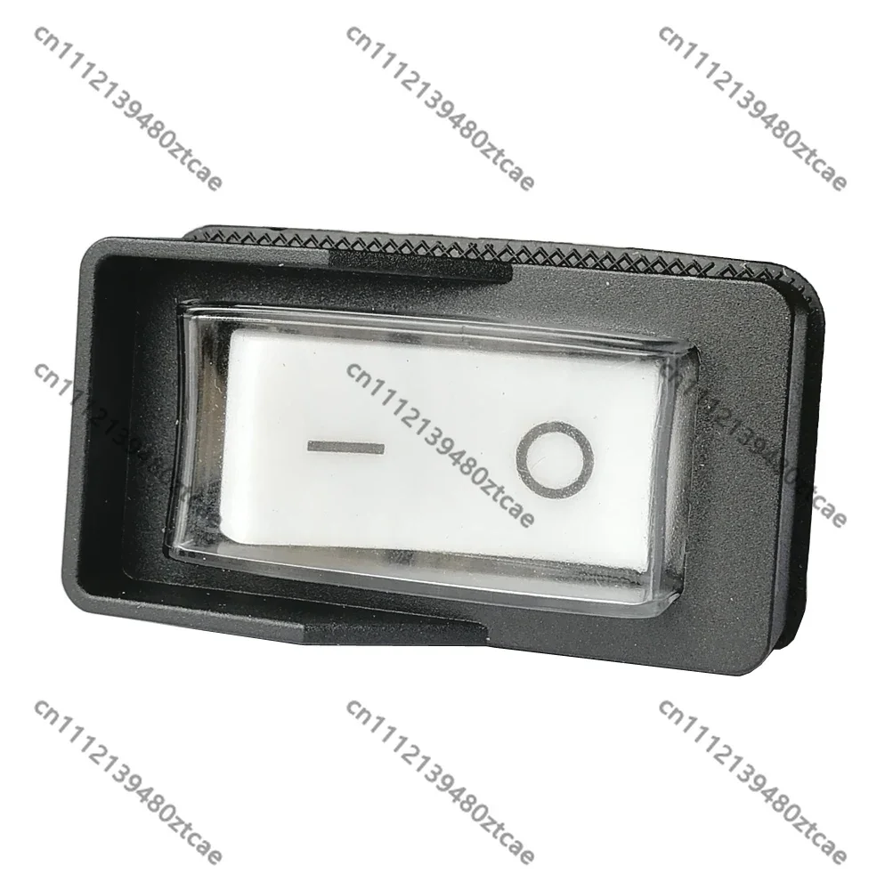 DZ-6 Waterproof Electromagnetic Push Button Switch IP55 220V 15A 4/5 Pins White Control Replacement  Industrial Machinery Parts