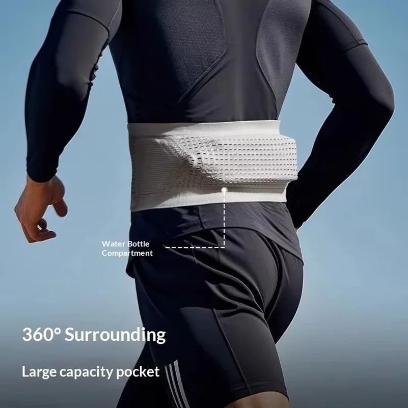 High Elastic Running Waist Pack Multifunctional Phone Pocket Outdoor Sports Fitness Waist Belt Breathable Portable Fanny Pack