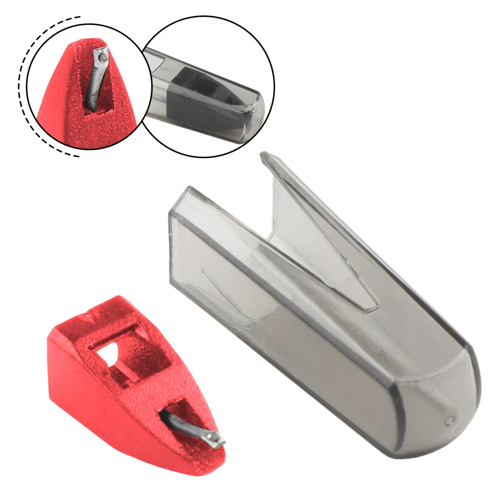 1 Set Black/Red Variant Replacement Stylus Needle For Ortofon 1st Generation For Concorde OM Super Series Turntable Cartridge