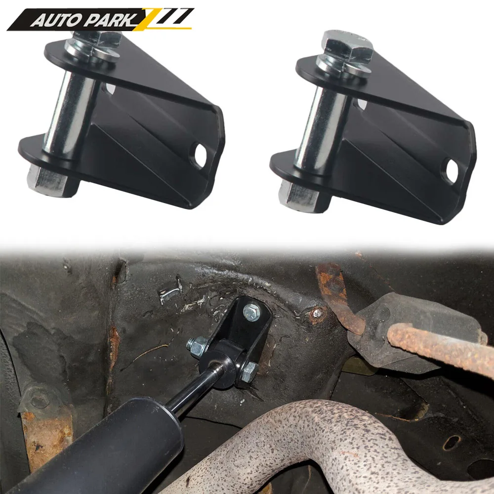 Rear Upper Shock Bar Pin Eliminator Kit for 1984-2006 Wrangler TJ XJ ZJ LJ