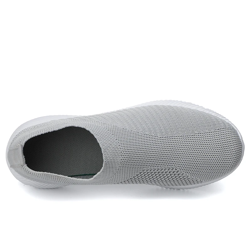 Women Flats Casual Shoes Slip On Fashion Flykint Waking Sneakers Breathable Female Loafers Lightweight Women Footwear Big Size