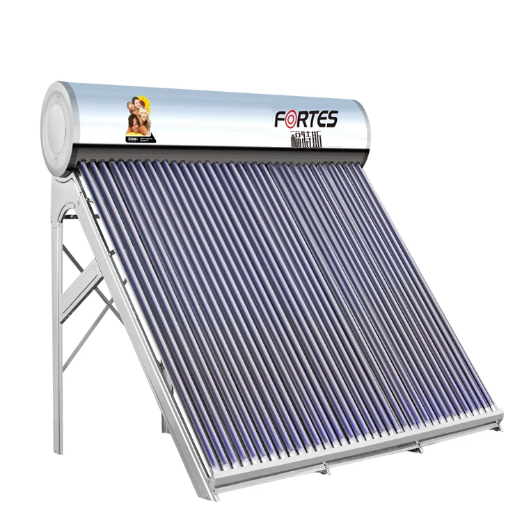 Household Or Commercial 100L 200L 300L Pressueless Solar Water Heater System