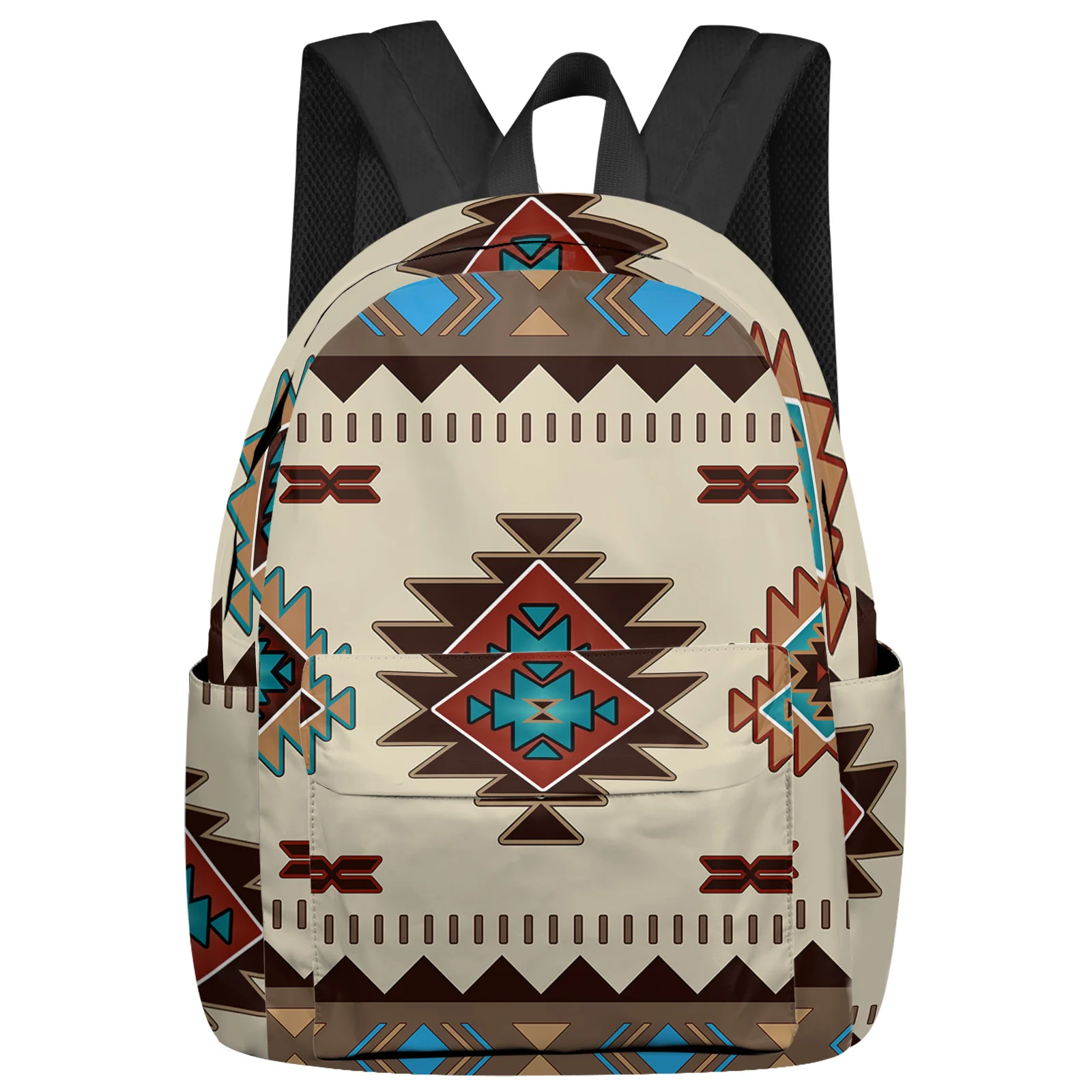 

Indian Geometry Graphics Backpack School Bags for Teenagers Girls Students Laptop Bag Women's Casual Travel Backpack