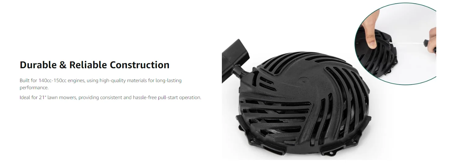 Rückstoß-Zugstarter Briggs- und Stratton-Motoren für 450E 500E 550E 550EX 575E 600E 625E 593959 591139 Boost-Leistung – Detail 4