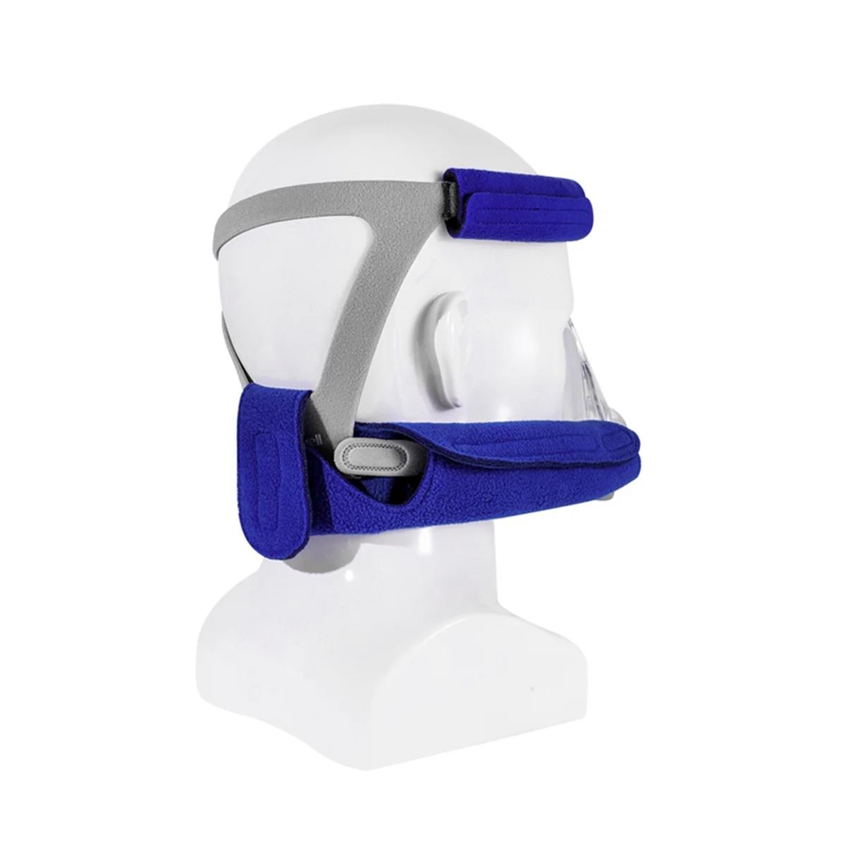 وسادة رقبة CPAP عالمية AA87C، حزام مريح يغطي وسادة الرقبة، قناع الوجه الأنفي