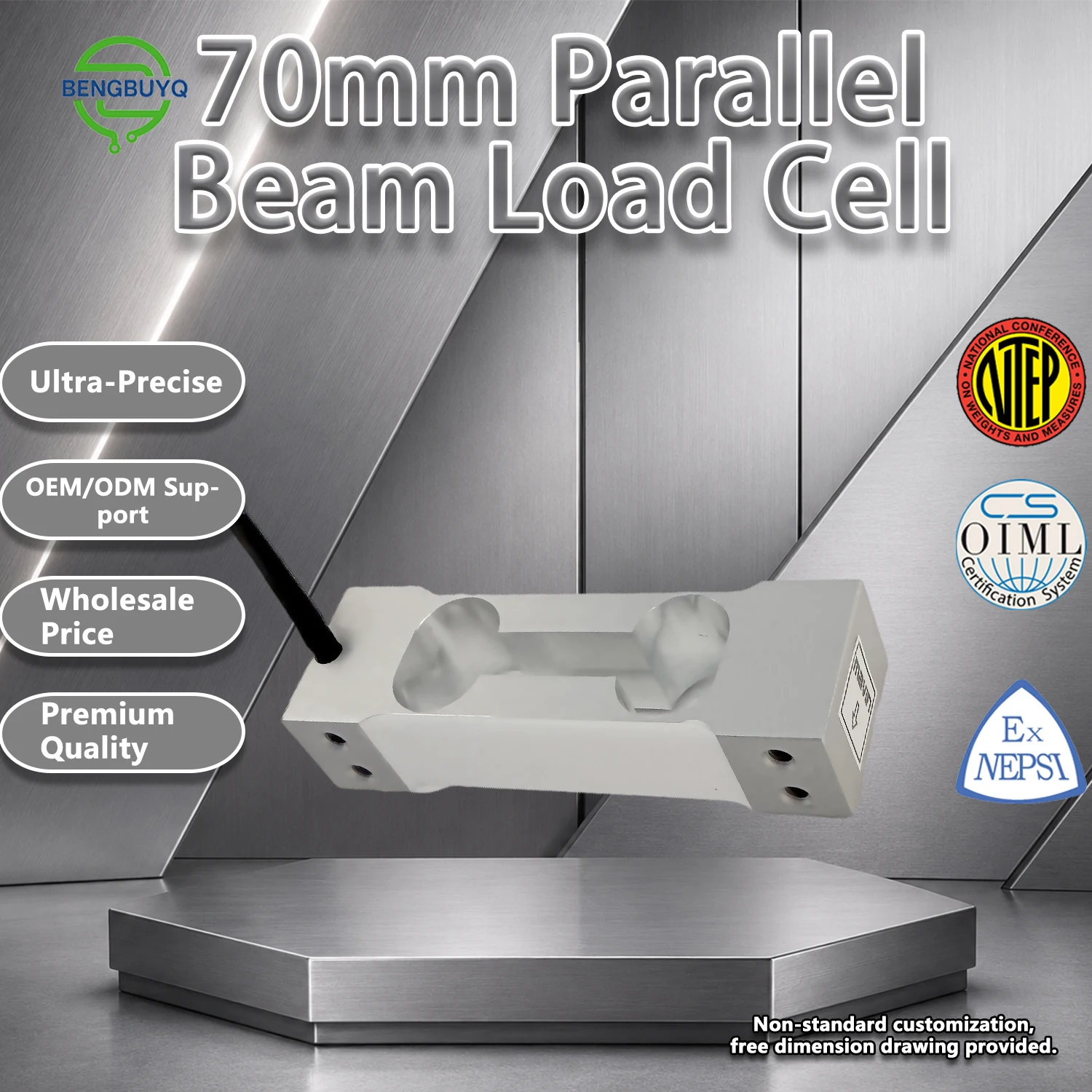 NA6 Aluminum Alloy High Precision Single Point Load Cell Weighing Sensor 0.3kg 0.6kg 1kg 5kg 10kg for Scale Balance