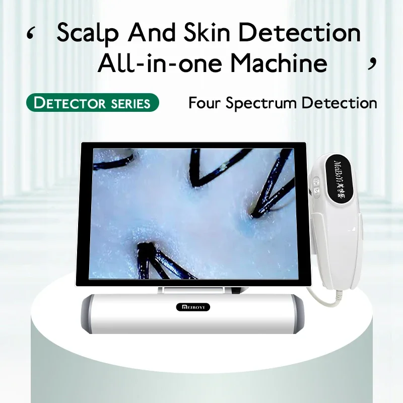 Meiboyi Hair Follicle And Scalp Analyzer Scanner Skin Analysis Machine With Screen / Camera For Beauty Salons and Home use