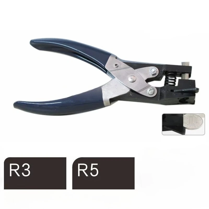 R3/R5 Corner Hole Punch Corner Rounder Punch Cutter for PVC Card, Tag, Photo; Heavy Duty Clipper Approx 1/8