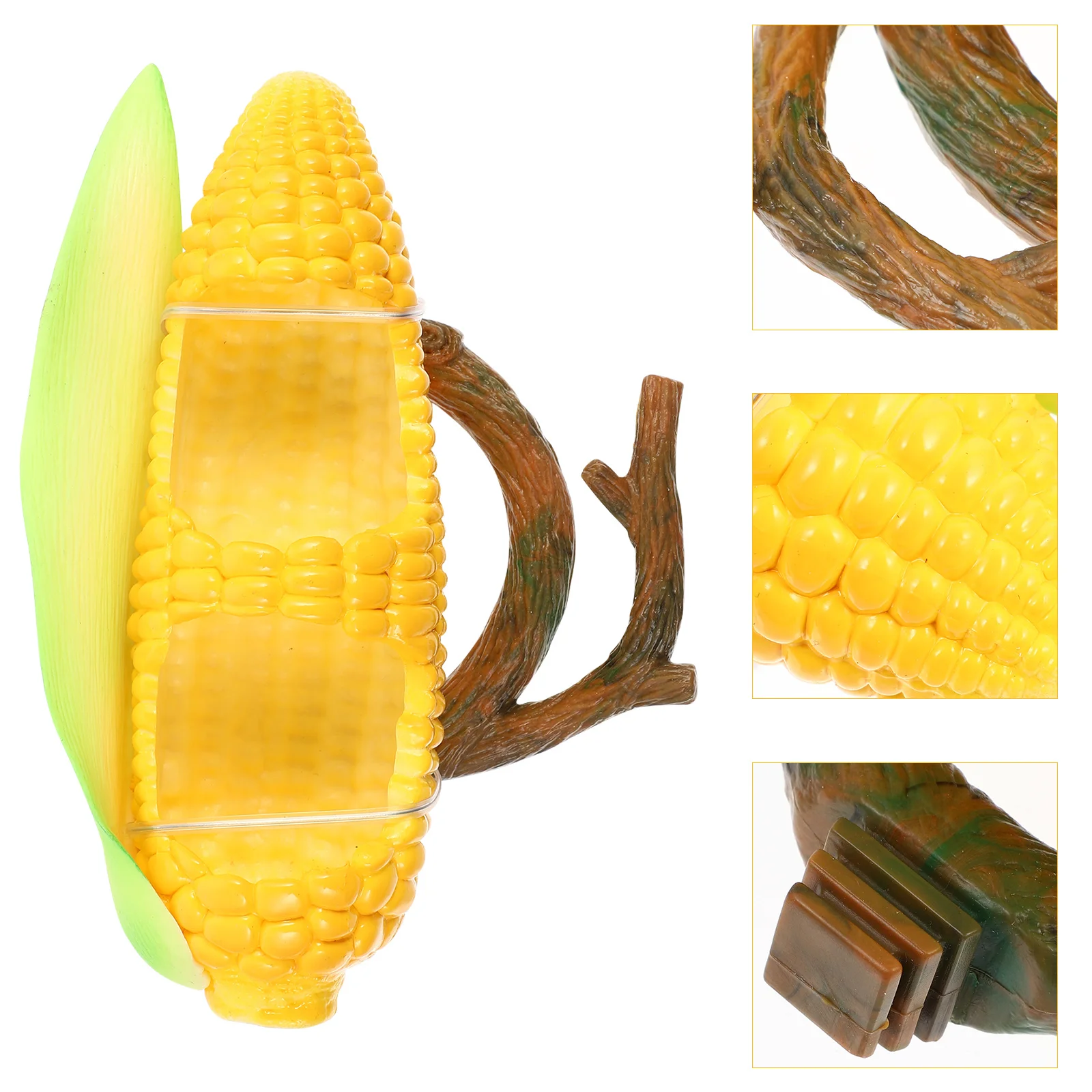 

Corn Shaped Parrot Feeding Bowl Creative Durable Pet Feeder Practical Outdoor Food Container Parrot Feeding Container