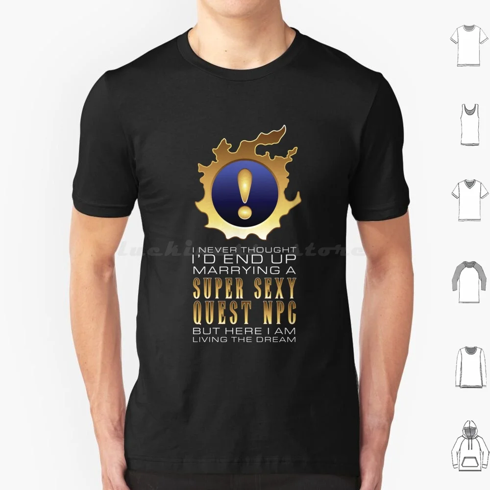 Super Sexy Completionist Rewards T Shirt Cotton Men Women DIY Print Ffxiv F14 Final Fantasy Npc Wife Husband Quest Msq Reqard