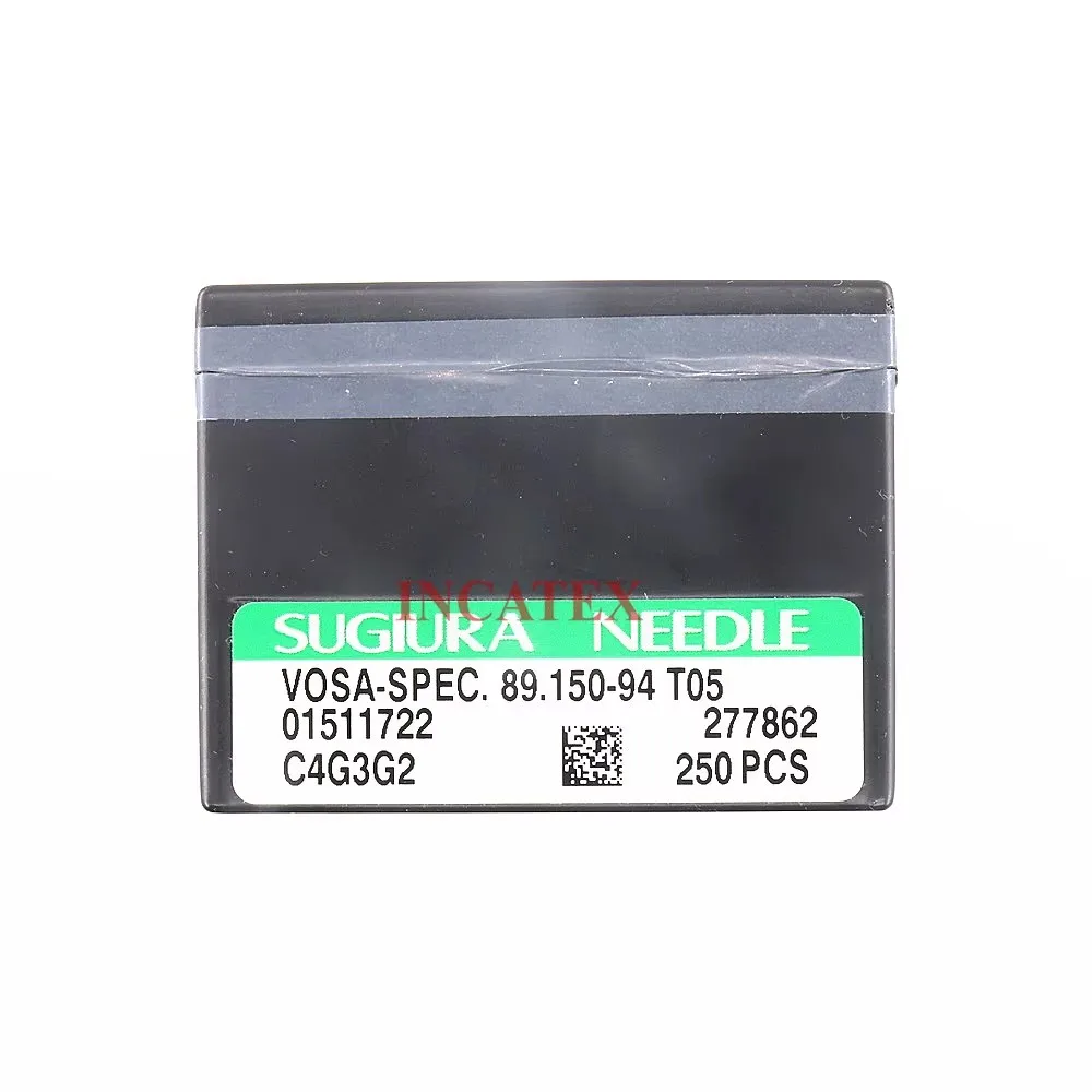 250 piezas de agujas de tejer Sugiura genuinas VOSA-SPEC. 89.150-94 T05 para máquina de tejer china SHIMA SEIKI, aguja 5G