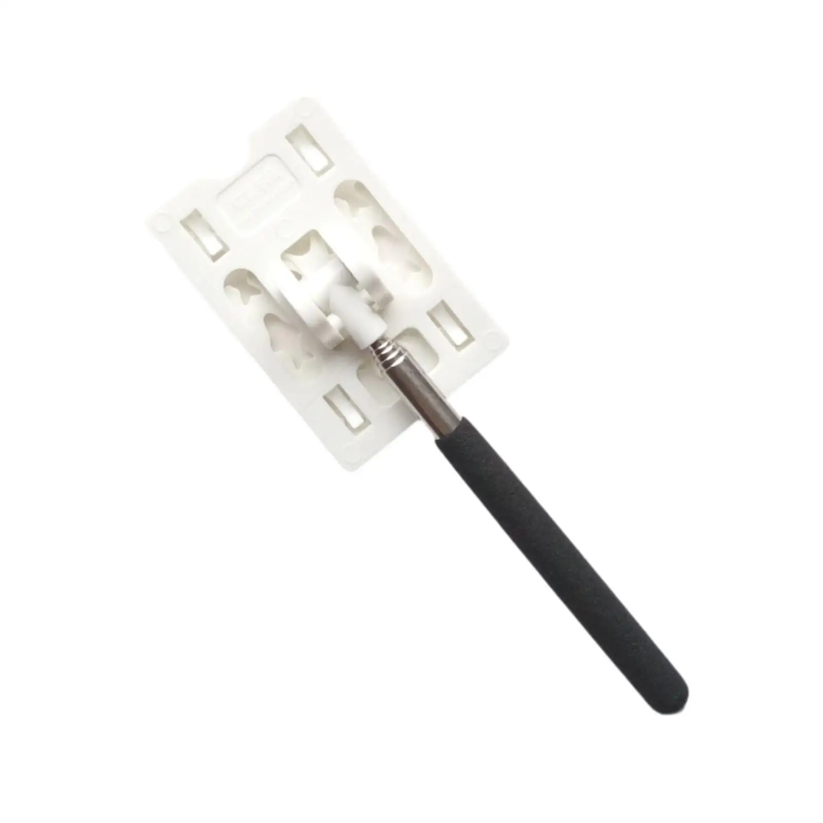 Extendable Parking Fee Paying Rod with Ergonomic Anti Slip Handle for Car Toll Booth Swiping Holder ABS Stainless Steel Portable