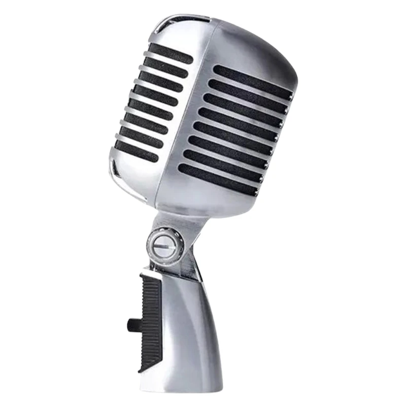 Dynamic Vocal Microphone with Metal Body for Professional Stage Singing Mic