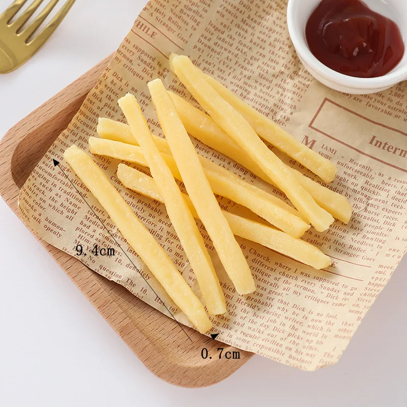 Simulation Pommes Frites Heimdekoration, Kunstnahrung, Huhn, Popcornmodell, Burger Shop, Western Food Display Requisiten, 10 Teile/los – Detail 2