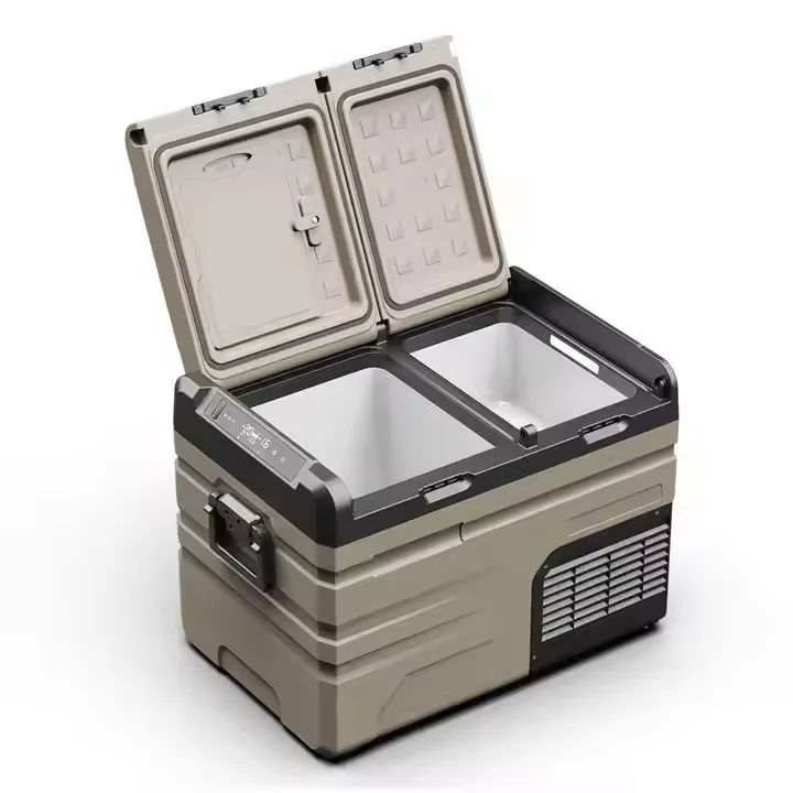 Portable Dual Zone Car Freezer Compressor Fridge with Independent Temp Control (-4℉~68℉) Camping Travel RV Electrical Systems