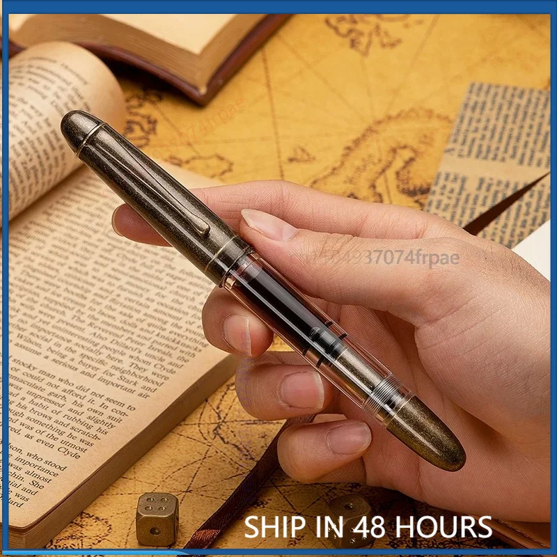 pluma-estilografica-de-resina-asvine-p30-torpedo-con-sistema-de-piston-estilo-retro-de-laton-escritura-suave-para-oficina-estudiantes-caligrafia-regalo