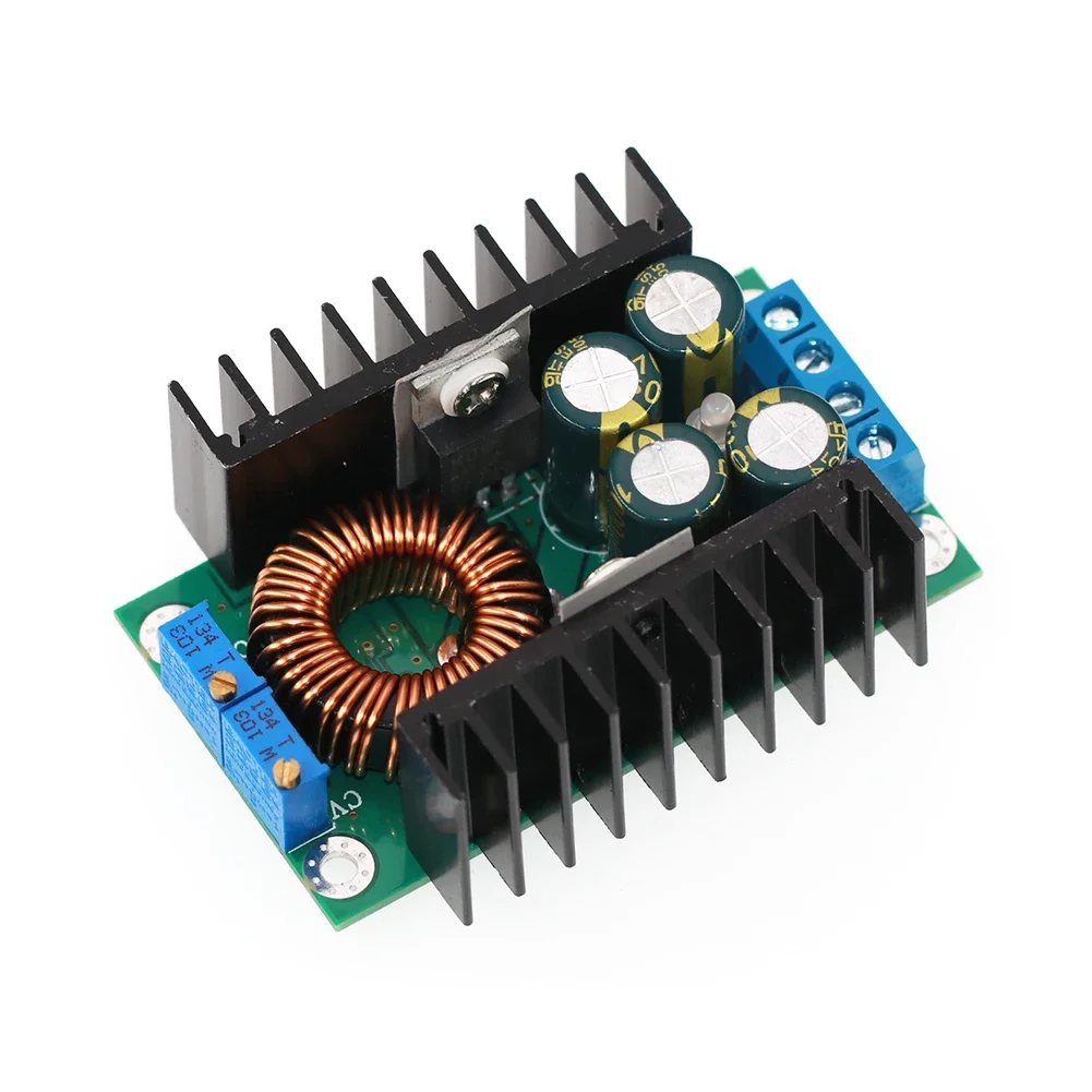 10-1PCS 300W DC Buck Boost Converter 5-40V To 1.2-35V Max 12A Adjustable Power Supply Module LED Driver Short Circuit Protection