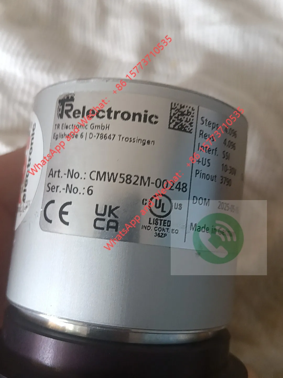 Germany TR Dier new encoder, model CMW582M-00248,20