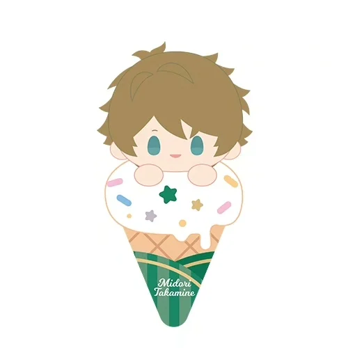 

Новое поступление 2025 года, Takamine Midori Ensemble Stars aziん imeるová Jenni갑! Подвеска в виде сладкой еды