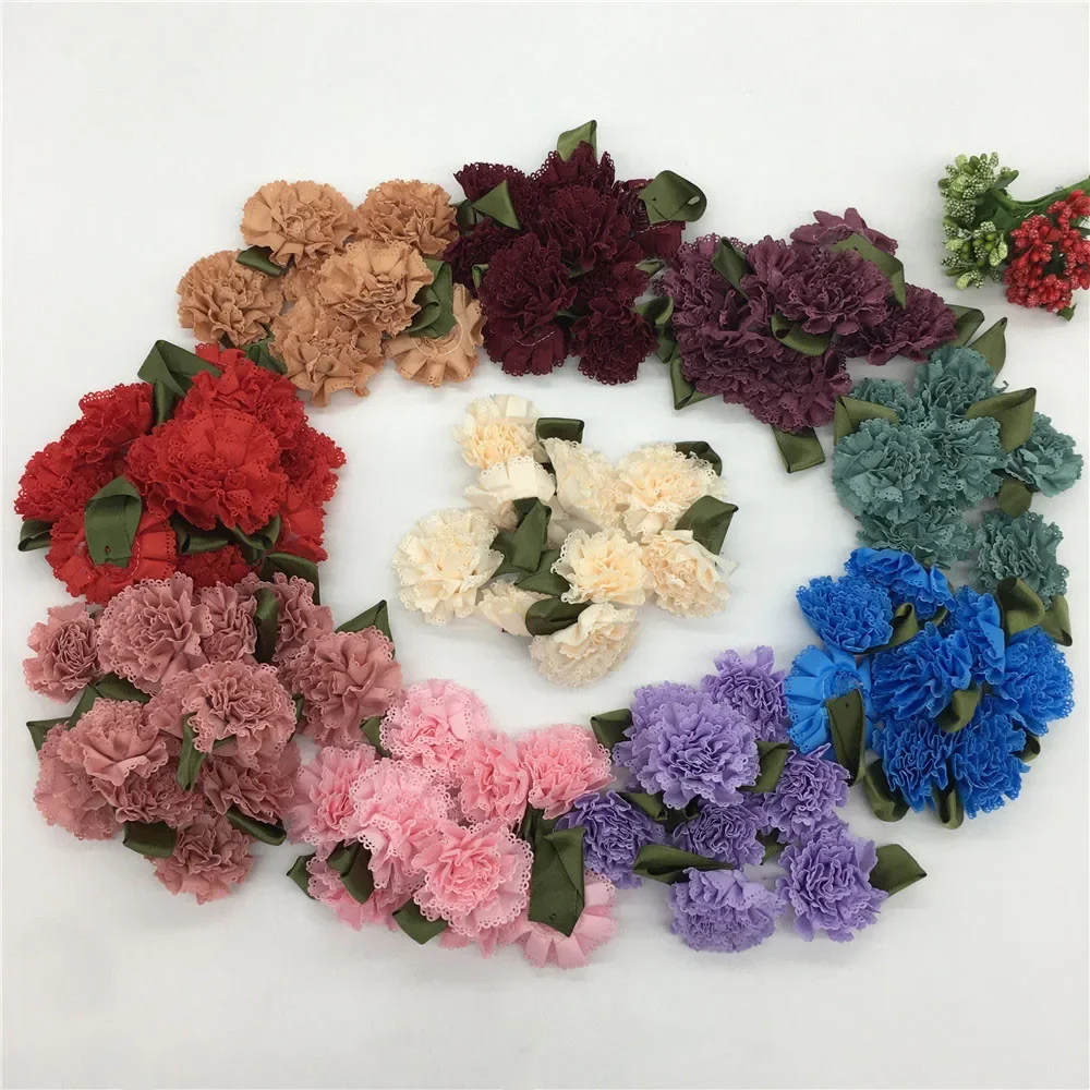 3D bow matte Cloth Flower Home Decoration Garland High quality Artificial Flower Valentine Gift Christmas Wedding Decoration