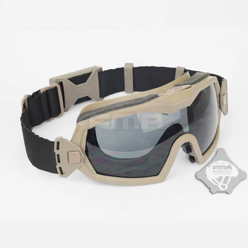 Tactical FMA Goggles With Fan Anti-fog Military Airsoft Paintball Combat Safety Eye Protection Glasses Eyewear Equipment