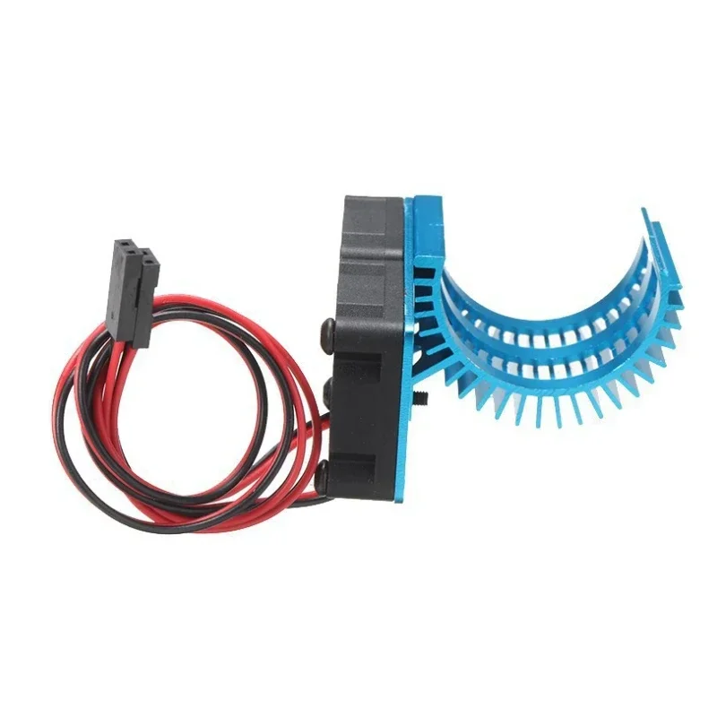 Motor Dual Cooling Fans Heatsink 540 550 3650 3660 3670 Radiator 36mm 5V-7.4V For 1/10 1/8 RC Car Ship Part Aluminum Alloy