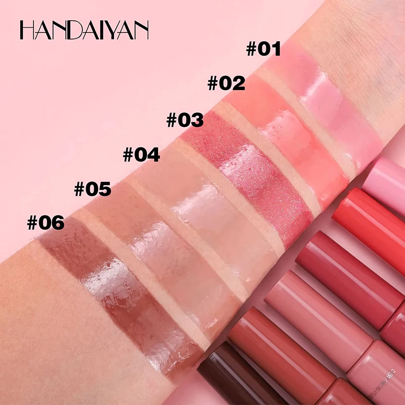 Kristall-Lippenbalsam, feuchtigkeitsspendender Glanz, Öl, Gelee, Schimmer, Lipgloss, langanhaltender flüssiger Lippenstift, feuchtigkeitsspendendes getöntes Serum, Make-up