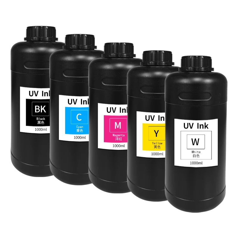 Garrafa de tinta UV para Ricoh, Compatível para Ricoh, Impressora, UV, G4, G5, 1000ml