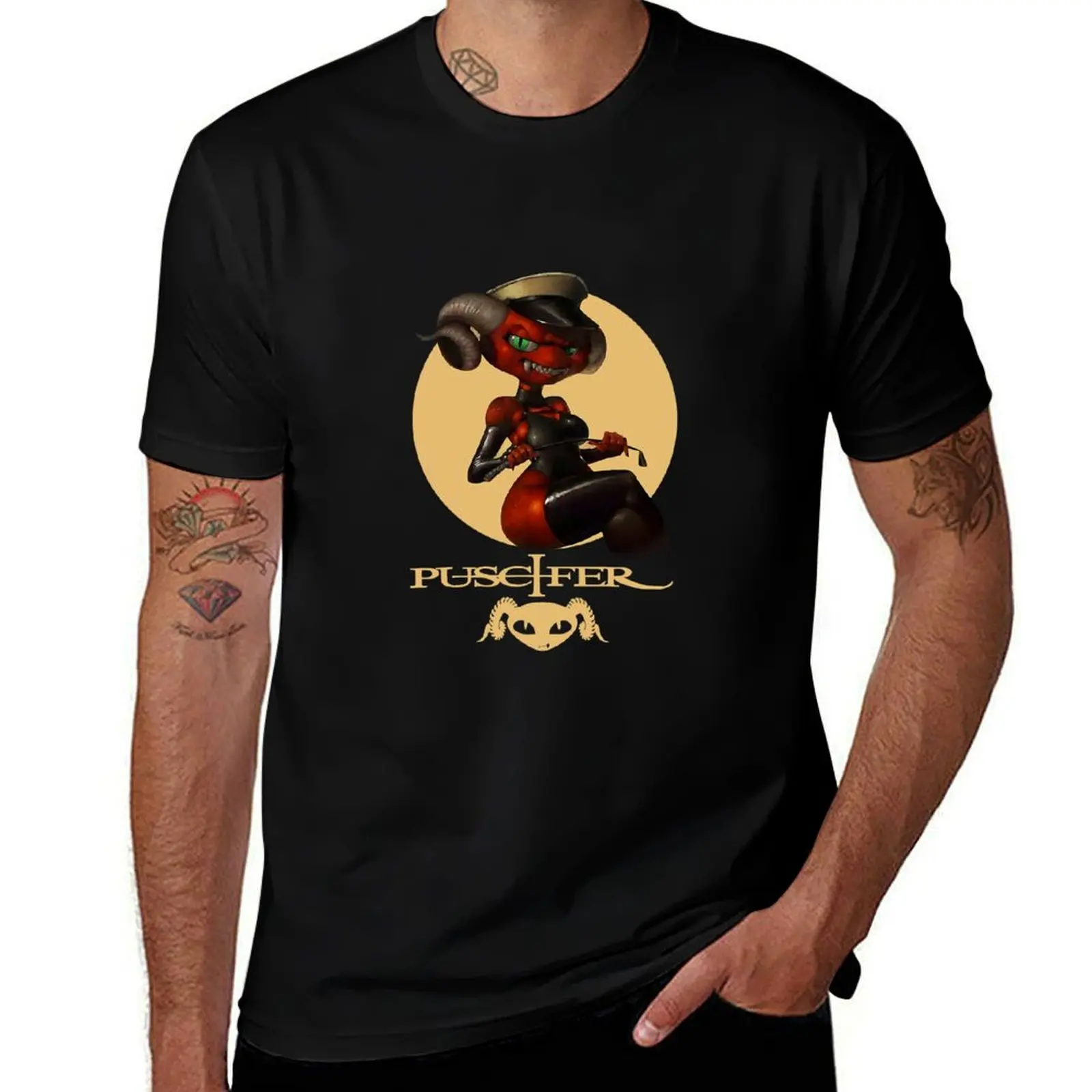

Vintage Puscifers Music Band Vaporware T-Shirt Stretch Fabric Comfort T-Shirt