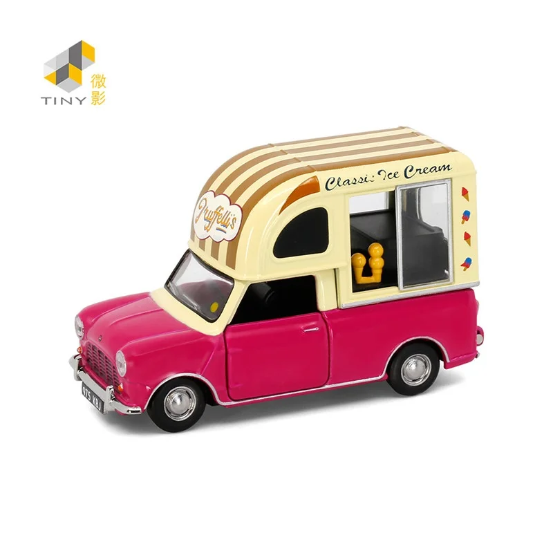 TINY 1:50 Mini Ice Cream Van U.K Alloy Simulation Model Car