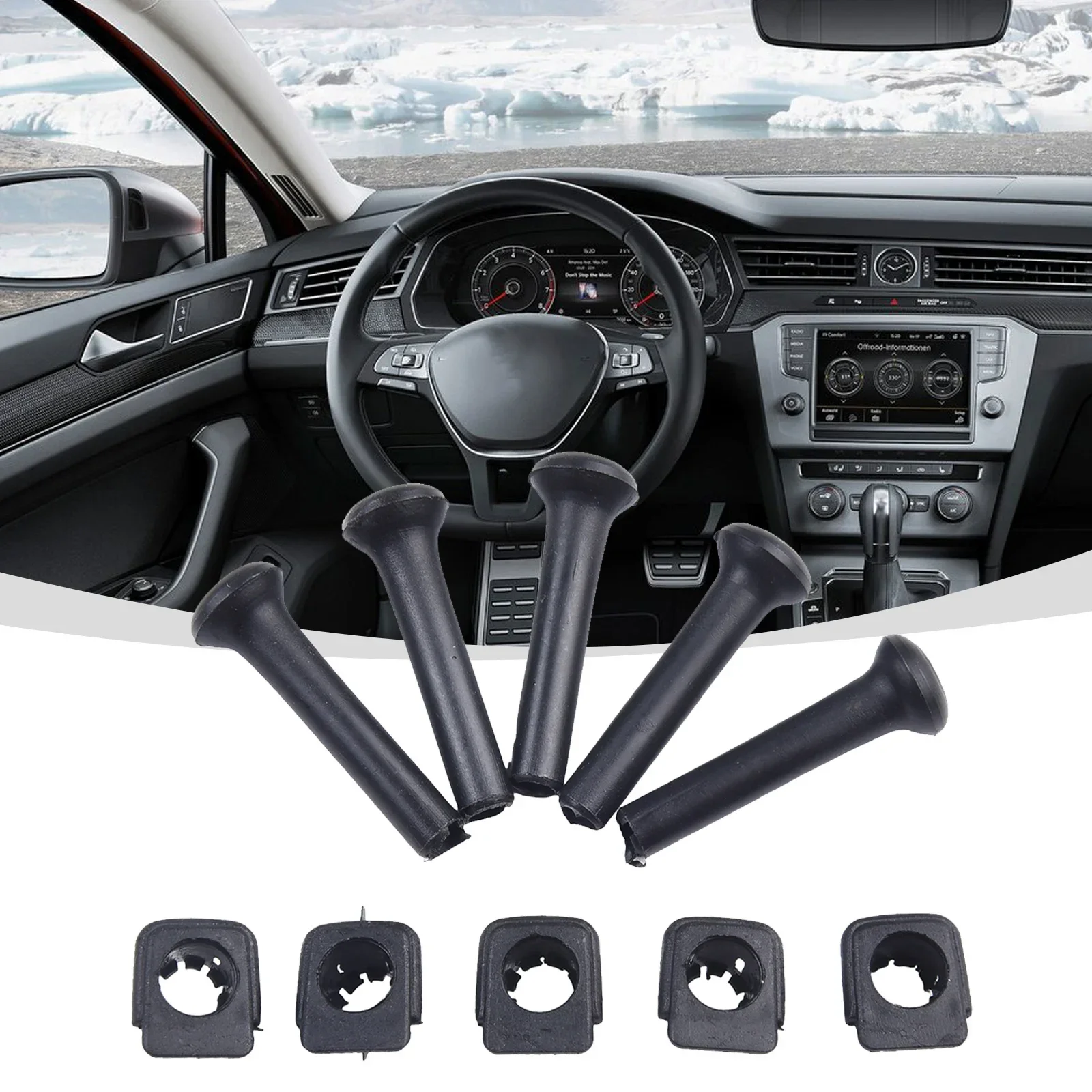 0111                                          Locking Knob For Golf Mk2 Mk3 191837187 Auto Security Auto Accessories Replacement