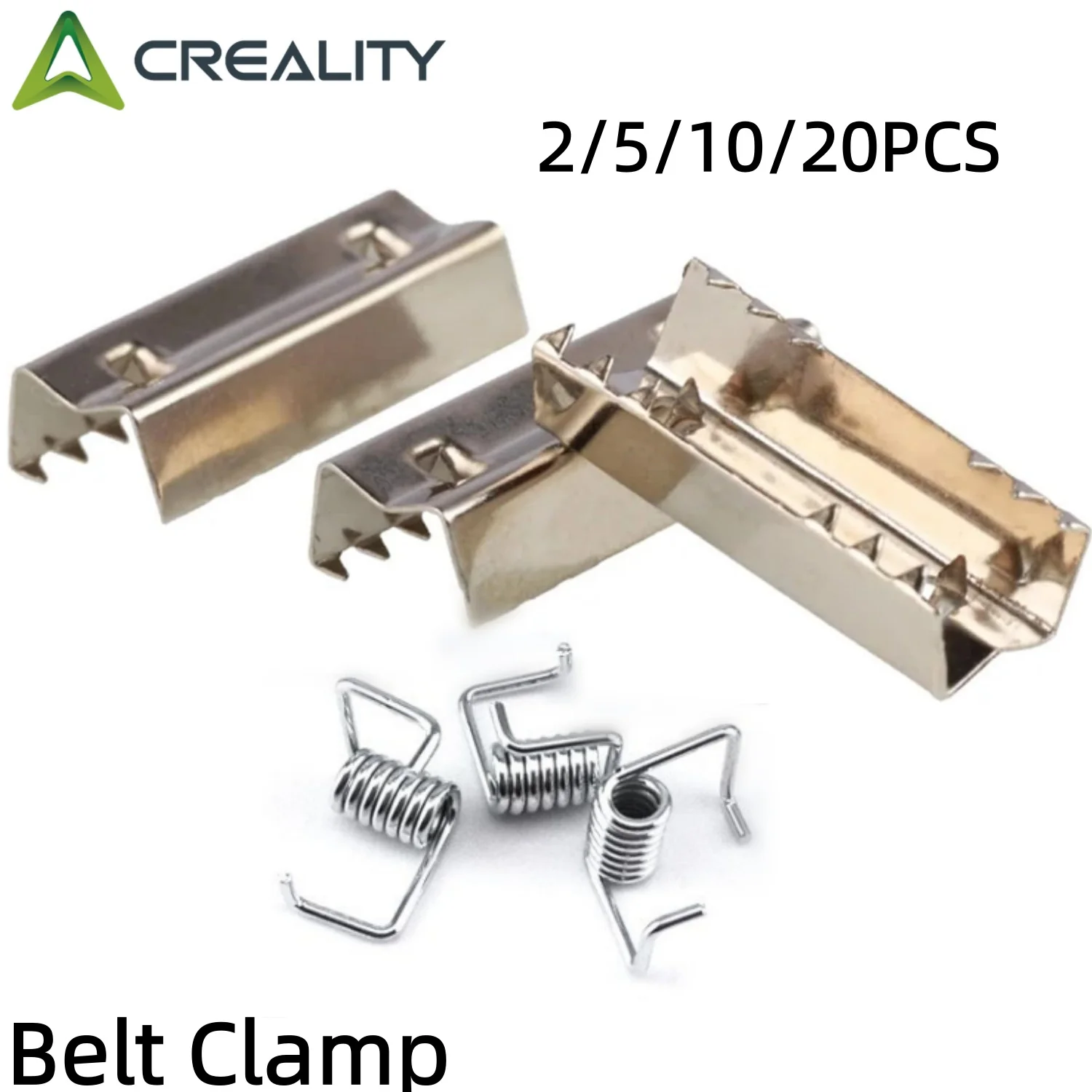 

Creality 2/5/10/20pcs 3D Printer Parts GT2 Open Belt Clip Open-end Timing Belts Openbuilds Belt clamp Crimp Style