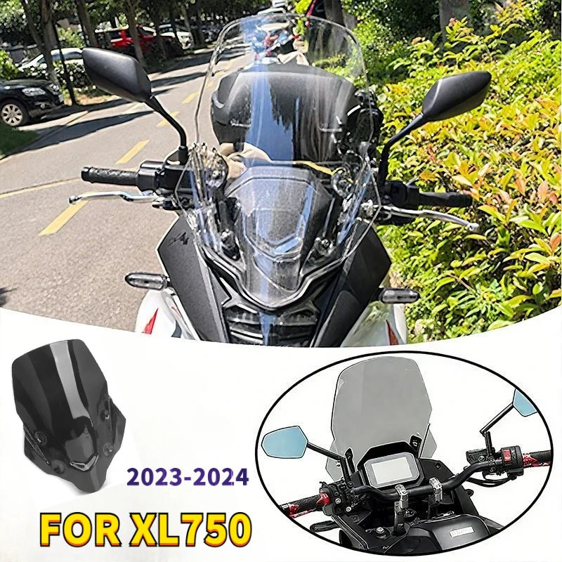 

New Motorcycle Accessories Wind Deflector For Honda XL750 Transalp XL 750 TRANSALP 2023 2024 Windscreen Windshield 3 Color