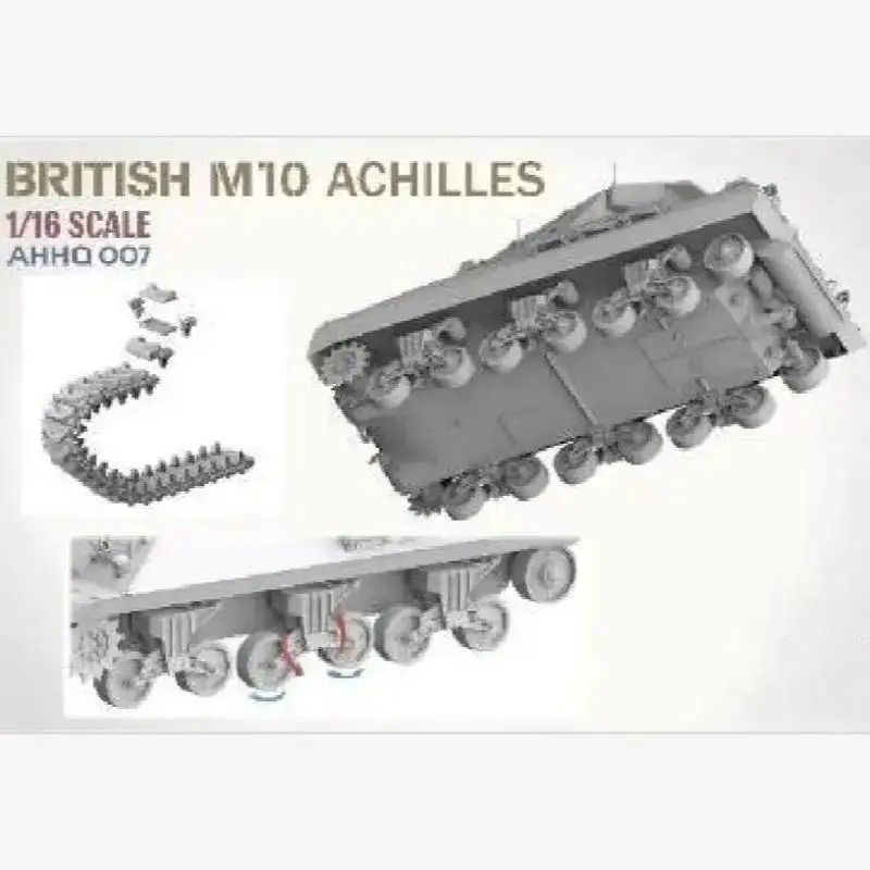 Large 1/16 Scale M10 IIc Achilles British Tank Destroyer Plastic Model Kit Takom AHHQ-007 For Military Scene Diorama Making