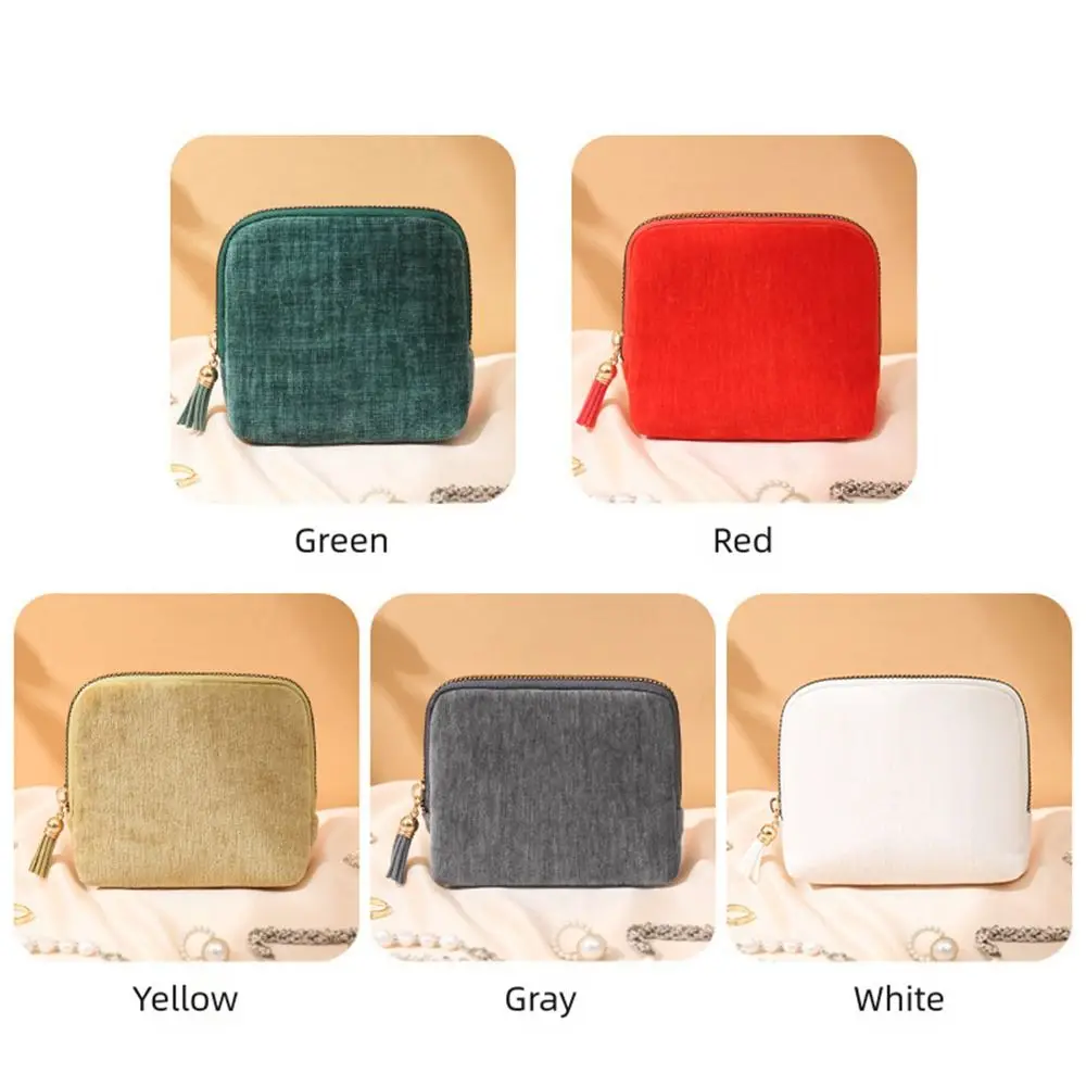 ジッパー付きジュエリー収納バッグ、多機能大型ジュエリーオーガナイザー、カジュアルなフランネル製傷防止ジュエリーバッグ、新デザイン