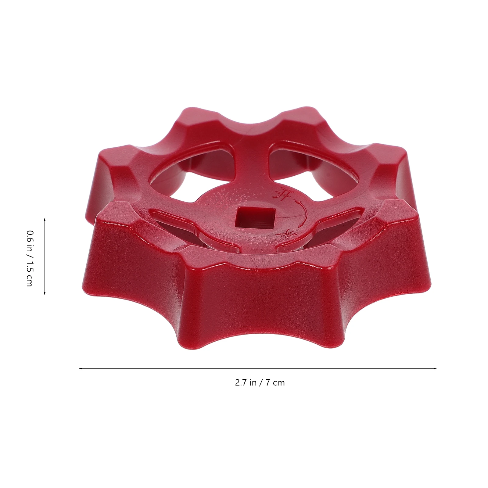 

2pcs Gate Valve Replacement Square Hole 7Mm Durable Outdoor Faucet Shutoff Wheel Hose Water Spigot Shower Faucet Gas Handle