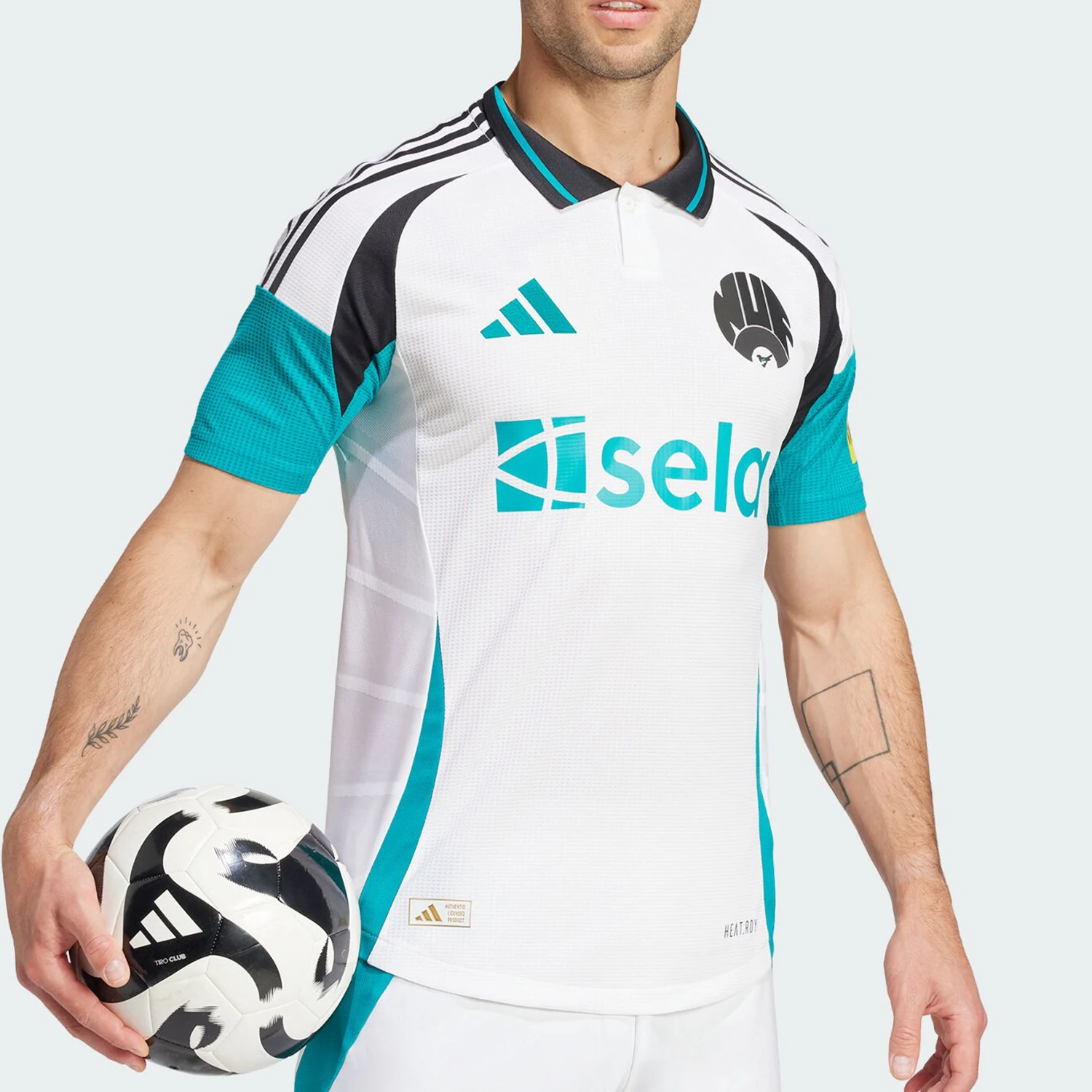 Adidas genuine seasonal new men's training wear-resistant football short sleeved shirt JJ4460