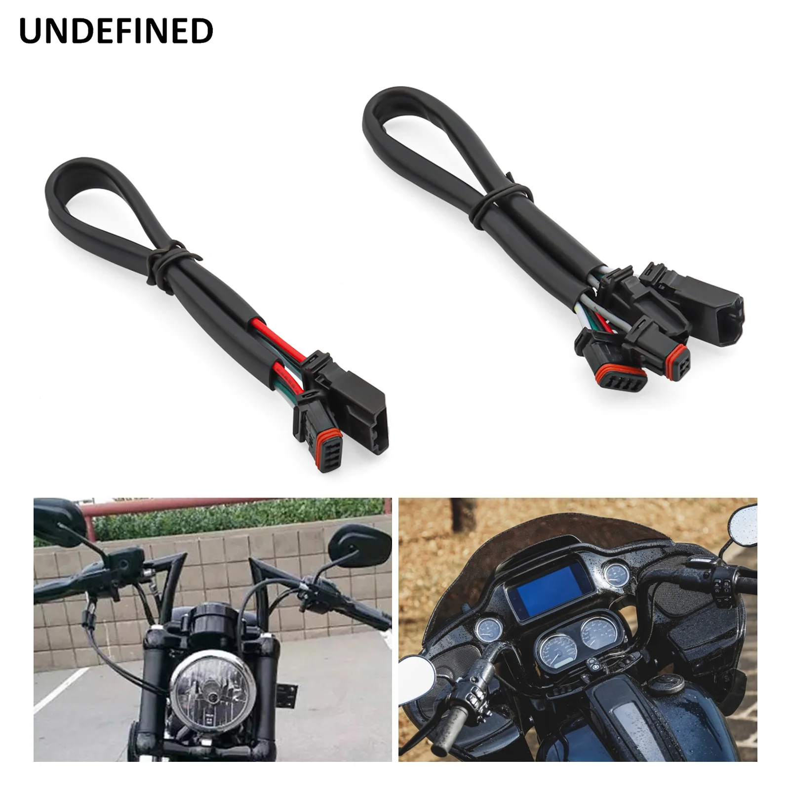 8"/10"/ 12"/ 14"/16" Can-Bus Handlebar Wiring Wire Extension Harness For Harley Sportster Dyna Fat Bob Touring Road King Trike view 4