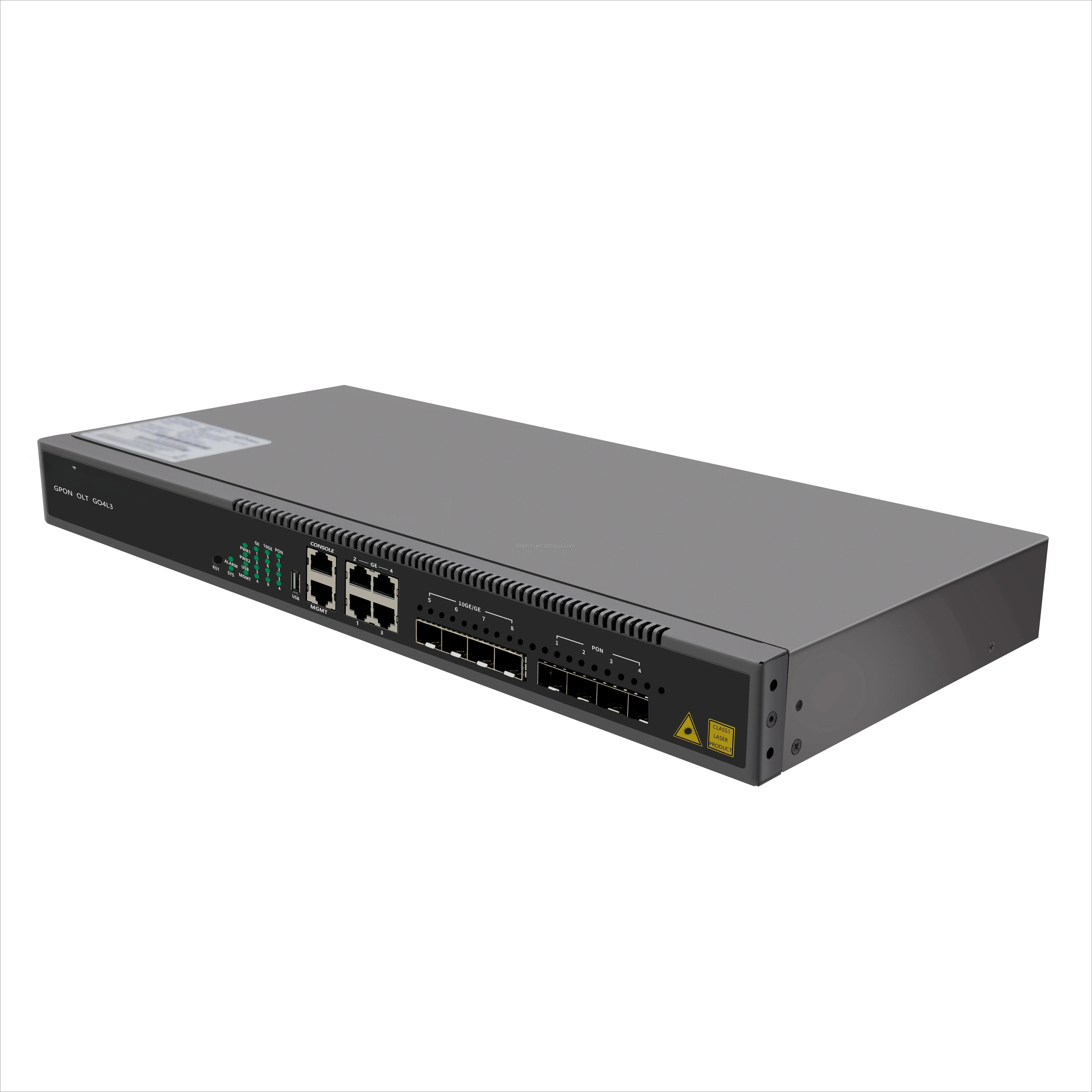 Fujitomo Gpon Olt 4/8/16 Port 10G Uplink Layer 3 Support 1:128 Vsol Cdata HSGQ Fiber Optical Network Terminal 4 Port Gpon OLT