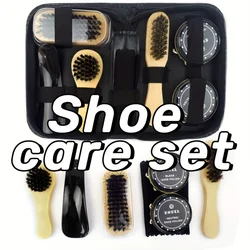 Shoe care set. Shoe polish set. Leather shoe care set. Parade shoe care set