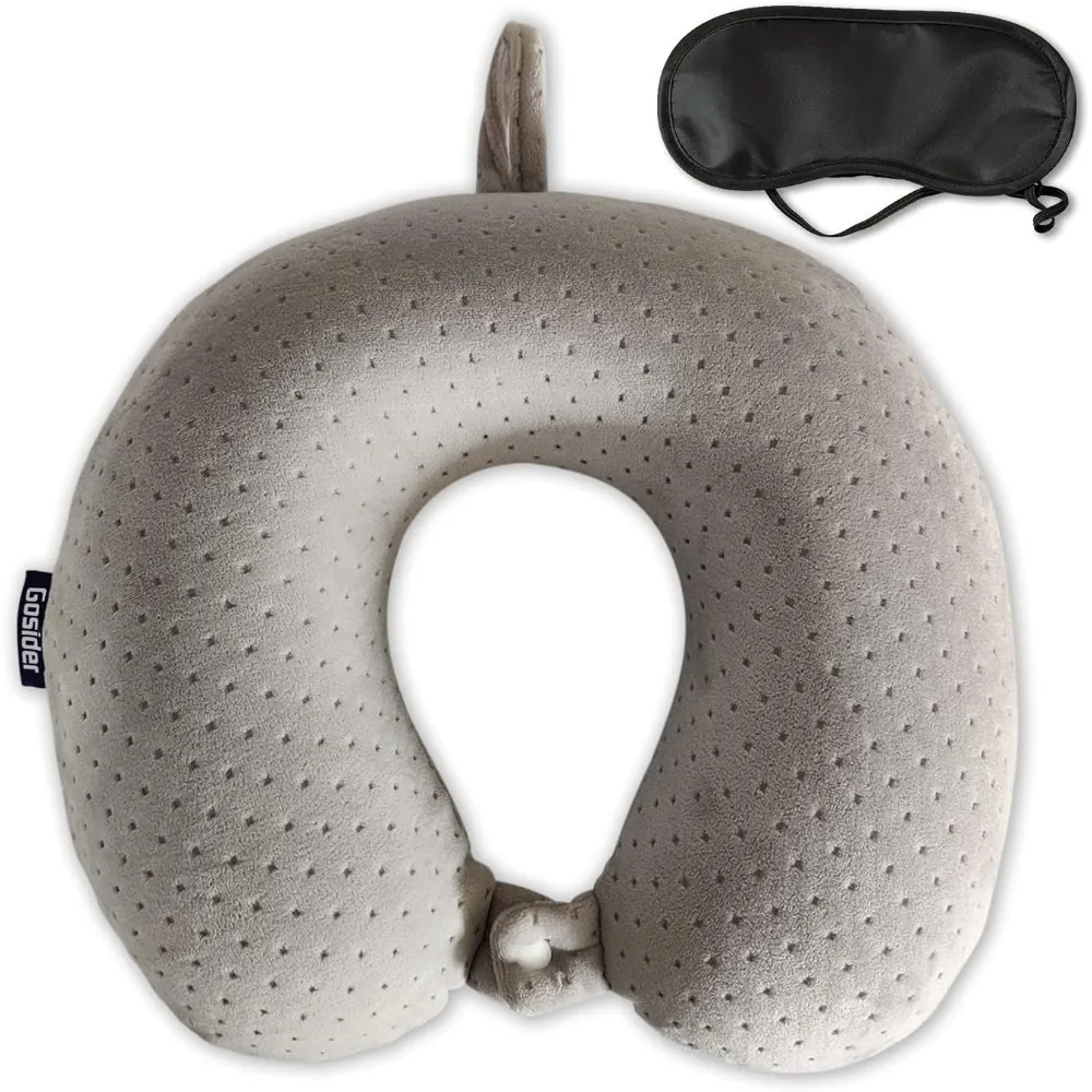 

Neck Pillows for Sleeping Travel Pink Travel Pillow Comfortable U Shape Memory Foam Pillows Neck and Head Support