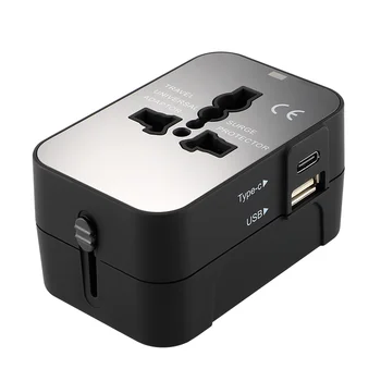 듀얼 USB 포트가 있는 여행용 어댑터, 범용 어댑터, 영국-EU 플러그, 핫 세일