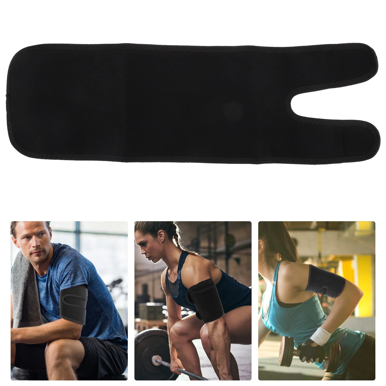 

1 шт. Спортивный нарукавник: толстый, мягкий, легкий, дышащий, противоскользящий, защита для локтя, для бега и джоггинга, с держателем для телефона