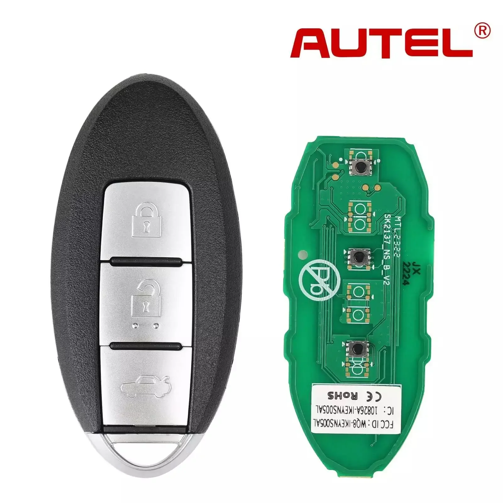 AUTEL IKEYNS003AL Smart Key Fit For N.issan 3 Buttons Universal for KM100