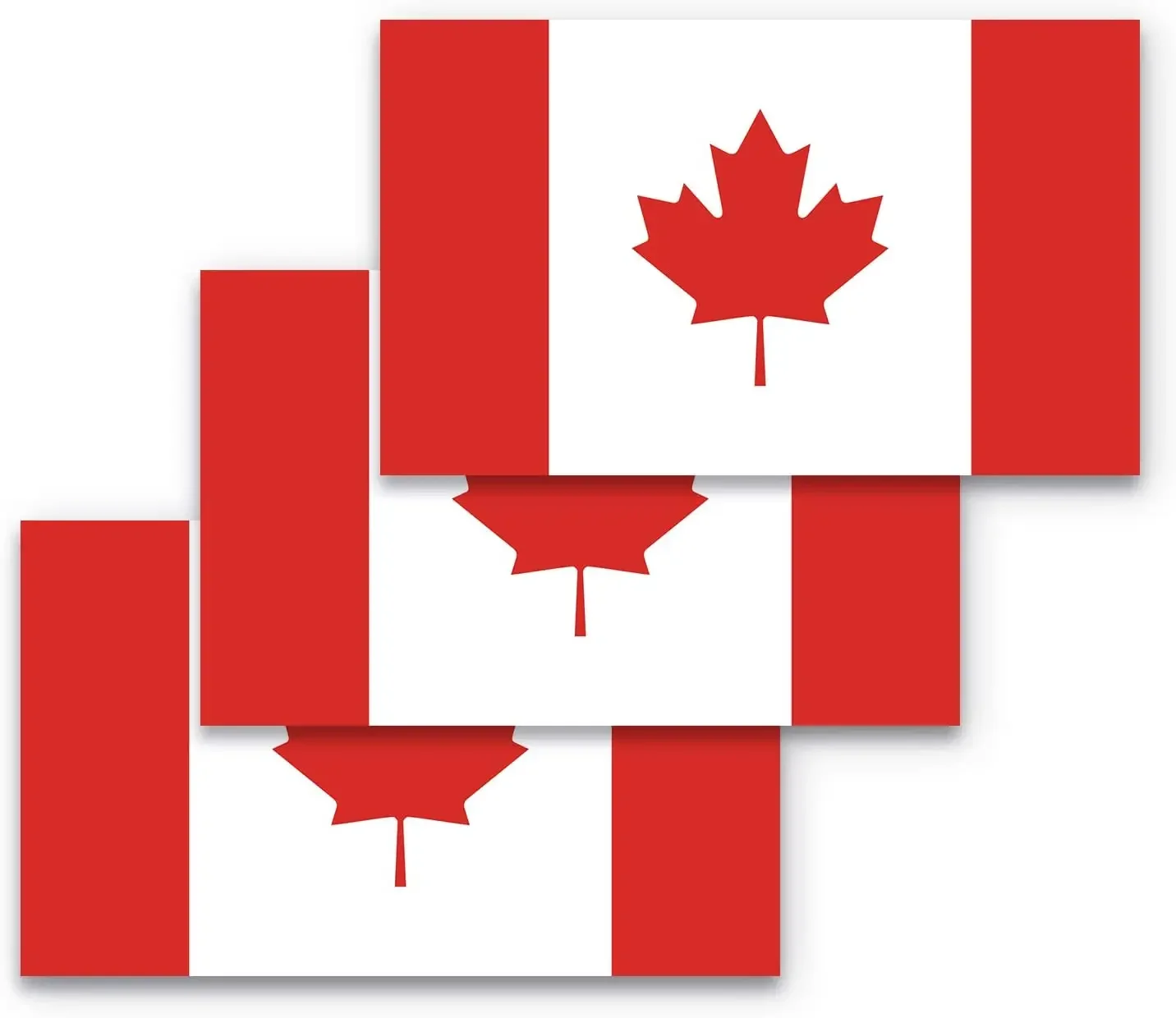 Canada Flag Stickers Suitable for Car Motos doors and windows Computer Sticker Trolley Case Wall Bumper Waterproof