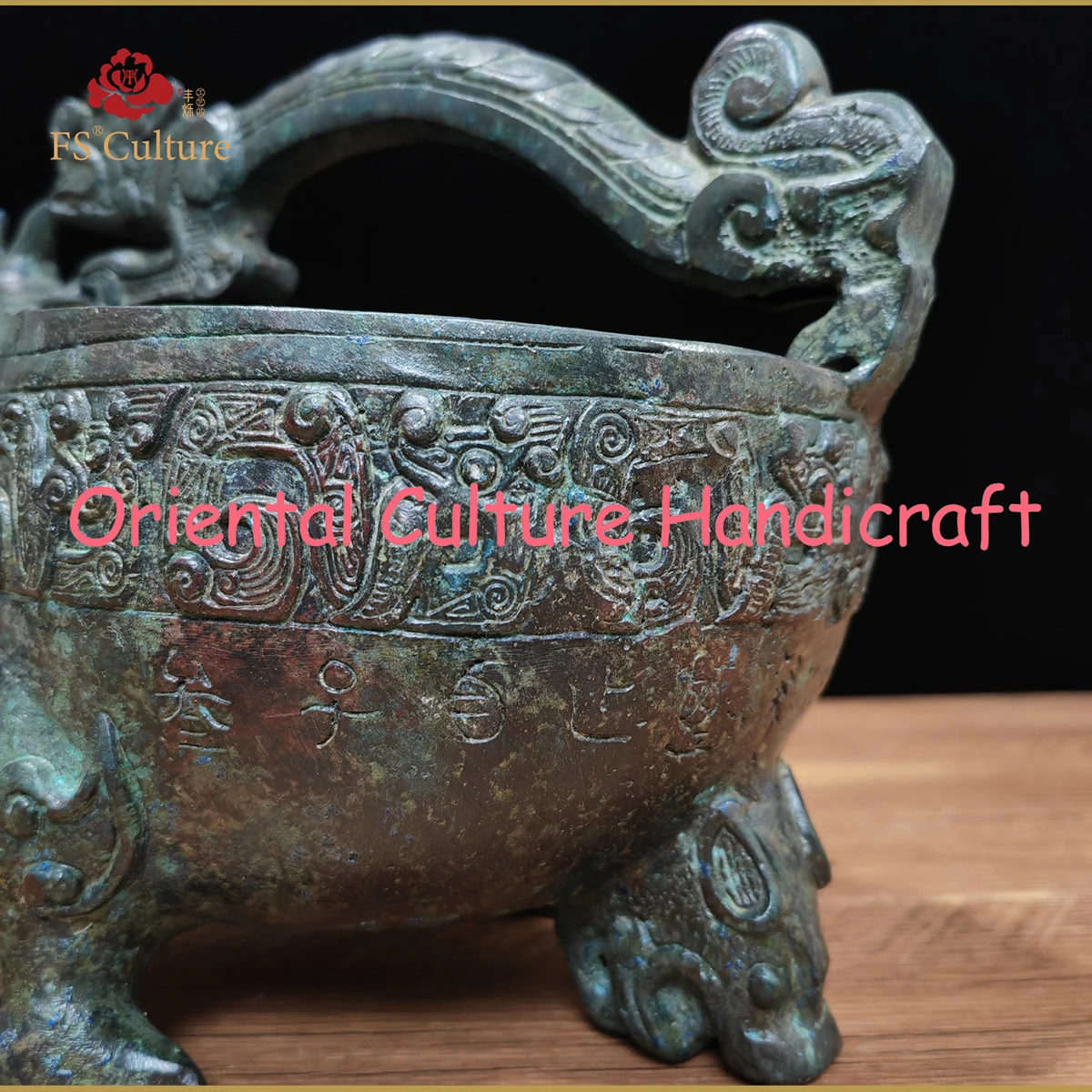 Chinese Spring And Autumn Dynasty Antiques Collectible Exquisite Handicrafts Bronze Tiger Head Incense Burner