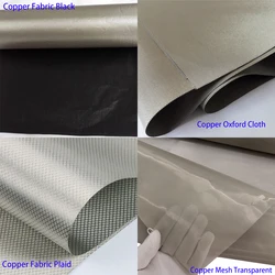 Faraday Fabric Samples RFID Shielding Block WiFi Anti-Radiation Conductive Copper Cloth EMF Protection