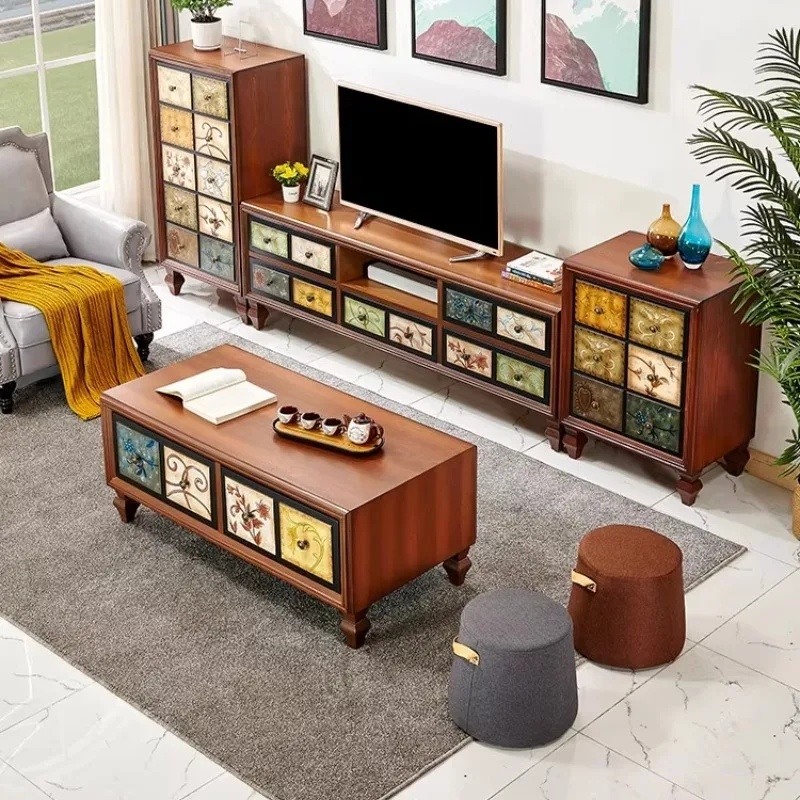 Aesthetic Vintage Tv Stand Handles Glossy Drawers Luxury Tv Stand Living Room Design Mobili Per La Casa Saldi House Accessories